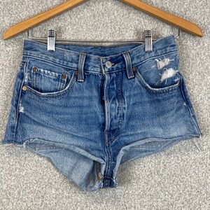 Levi’s 501 premium cotton cut off shorts size 26 summer Y2K retro cheeky